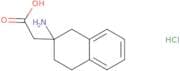 2-(2-Amino-1,2,3,4-tetrahydronaphthalen-2-yl)acetic acid hydrochloride