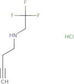 (But-3-yn-1-yl)(2,2,2-trifluoroethyl)amine hydrochloride
