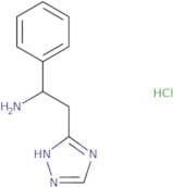 1-Phenyl-2-(4H-1,2,4-triazol-3-yl)ethan-1-amine hydrochloride