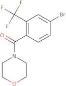 4-[4-Bromo-2-(trifluoromethyl)benzoyl]morpholine