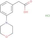 2-[3-(Morpholin-4-yl)phenyl]acetic acid hydrochloride