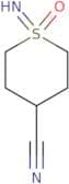 1-Imino-1-oxo-1λ⁶-thiane-4-carbonitrile
