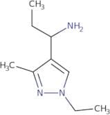[1-(1-Ethyl-3-methyl-1H-pyrazol-4-yl)propyl]amine