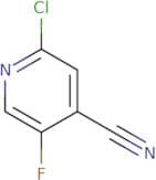 2-Chloro-5-fluoropyridine-4-carbonitrile