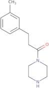 3-(3-Methylphenyl)-1-(piperazin-1-yl)propan-1-one