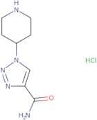 1-(Piperidin-4-yl)-1H-1,2,3-triazole-4-carboxamide hydrochloride