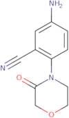 5-Amino-2-(3-oxo-4-morpholinyl)benzonitrile