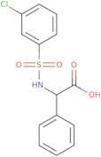 2-(3-Chlorobenzenesulfonamido)-2-phenylacetic acid