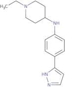 1-Ethyl-N-[4-(1H-pyrazol-3-yl)phenyl]piperidin-4-amine