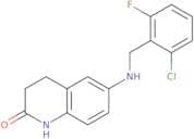 6-{[(2-Chloro-6-fluorophenyl)methyl]amino}-1,2,3,4-tetrahydroquinolin-2-one