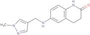 6-{[(1-Methyl-1H-pyrazol-4-yl)methyl]amino}-1,2,3,4-tetrahydroquinolin-2-one