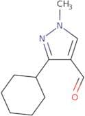 3-Cyclohexyl-1-methyl-1H-pyrazole-4-carbaldehyde