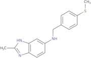 2-Methyl-N-{[4-(methylsulfanyl)phenyl]methyl}-1H-1,3-benzodiazol-5-amine