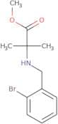 Methyl 2-{[(2-bromophenyl)methyl]amino}-2-methylpropanoate