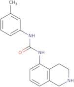 3-(3-Methylphenyl)-1-(1,2,3,4-tetrahydroisoquinolin-5-yl)urea