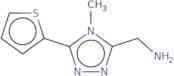 [4-Methyl-5-(thiophen-2-yl)-4H-1,2,4-triazol-3-yl]methanamine