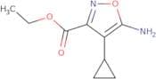 Ethyl 5-amino-4-cyclopropyl-1,2-oxazole-3-carboxylate
