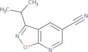 3-(Propan-2-yl)-[1,2]oxazolo[5,4-b]pyridine-5-carbonitrile