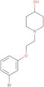 1-[2-(3-Bromophenoxy)ethyl]piperidin-4-ol