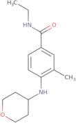 N-Ethyl-3-methyl-4-[(oxan-4-yl)amino]benzamide