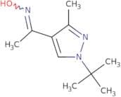 N-[1-(1-tert-Butyl-3-methyl-1H-pyrazol-4-yl)ethylidene]hydroxylamine