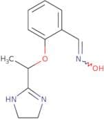 N-({2-[1-(4,5-Dihydro-1H-imidazol-2-yl)ethoxy]phenyl}methylidene)hydroxylamine