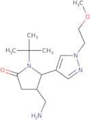 rac-(4R,5S)-4-(Aminomethyl)-1-tert-butyl-5-[1-(2-methoxyethyl)-1H-pyrazol-4-yl]pyrrolidin-2-one