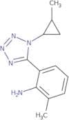 rac-2-Methyl-6-{1-[(1R,2R)-2-methylcyclopropyl]-1H-1,2,3,4-tetrazol-5-yl}aniline