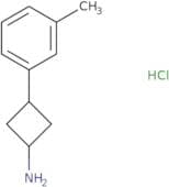 3-(3-Methylphenyl)cyclobutan-1-amine hydrochloride