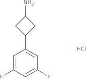 3-(3,5-Difluorophenyl)cyclobutan-1-amine hydrochloride