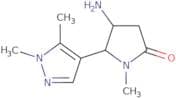 rac-(4R,5S)-4-Amino-5-(1,5-dimethyl-1H-pyrazol-4-yl)-1-methylpyrrolidin-2-one