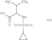 (2R)-2-Cyclopropanesulfonamido-3-methylbutanoic acid hydrochloride
