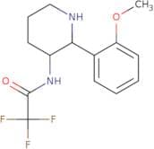 rac-2,2,2-Trifluoro-N-[(2R,3R)-2-(2-methoxyphenyl)piperidin-3-yl]acetamide