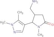 rac-(4R,5S)-4-(Aminomethyl)-5-(1,5-dimethyl-1H-pyrazol-4-yl)-1-methylpyrrolidin-2-one