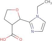 rac-(2R,3R)-2-(1-Ethyl-1H-imidazol-2-yl)oxolane-3-carboxylic acid