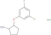 rac-(1R,2S)-2-(3,5-Difluorophenoxy)cyclopentan-1-amine hydrochloride