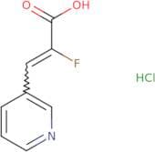 2-Fluoro-3-(pyridin-3-yl)prop-2-enoic acid hydrochloride