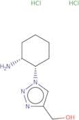 rac-{1-[(1R,2S)-2-Aminocyclohexyl]-1H-1,2,3-triazol-4-yl}methanol dihydrochloride