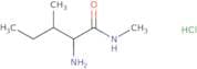 (2S,3S)-2-Amino-N,3-dimethylpentanamide hydrochloride