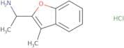 (1S)-1-(3-Methyl-1-benzofuran-2-yl)ethan-1-amine hydrochloride