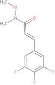 N-Methoxy-N-methyl-3-(3,4,5-trifluorophenyl)prop-2-enamide