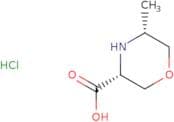 rac-(3R,5R)-5-Methylmorpholine-3-carboxylic acid hydrochloride