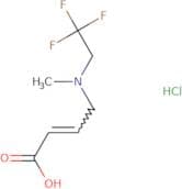 4-[Methyl(2,2,2-trifluoroethyl)amino]but-2-enoic acid hydrochloride