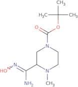 tert-Butyl 3-(N'-hydroxycarbamimidoyl)-4-methylpiperazine-1-carboxylate