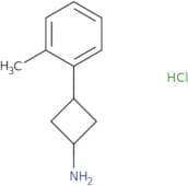 3-(2-Methylphenyl)cyclobutan-1-amine hydrochloride