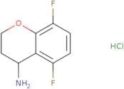 (4S)-5,8-Difluoro-3,4-dihydro-2H-1-benzopyran-4-amine hydrochloride
