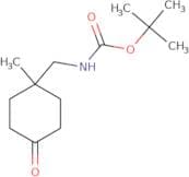 tert-Butyl N-[(1-methyl-4-oxocyclohexyl)methyl]carbamate