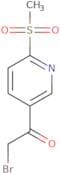 2-Bromo-1-(6-methanesulfonylpyridin-3-yl)ethan-1-one