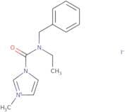1-[Benzyl(ethyl)carbamoyl]-3-methyl-1H-imidazol-3-ium iodide