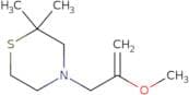 4-(2-Methoxyprop-2-en-1-yl)-2,2-dimethylthiomorpholine